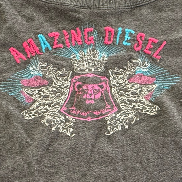 Vintage Y2K Diesel Sweatshirt - Picture 4 of 6